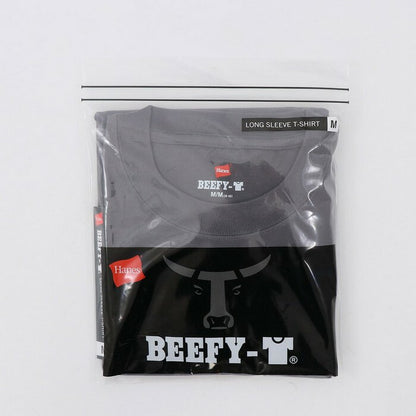 25FWヘインズHANESH5196L/SPOCKETT-SHIRTビーフィーTシャツ長そで長袖ポケットシンプルオシャレ快適