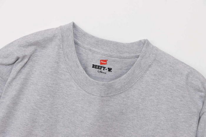 25FWヘインズHANESH8-X401LONGSLEEVET-SHビーフィーTシャツ長そで長袖ワッペンシンプルオシャレ快適