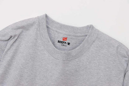 25FWヘインズHANESH8-X401LONGSLEEVET-SHビーフィーTシャツ長そで長袖ワッペンシンプルオシャレ快適