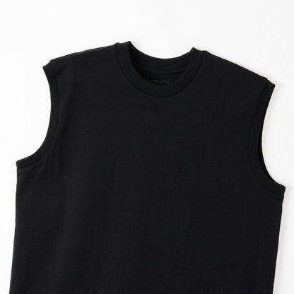 25FWヘインズHANESHM3-B2021PKUROSLEEVELESSシャツクロスリーブレスクルーネックシンプルオシャレ快適