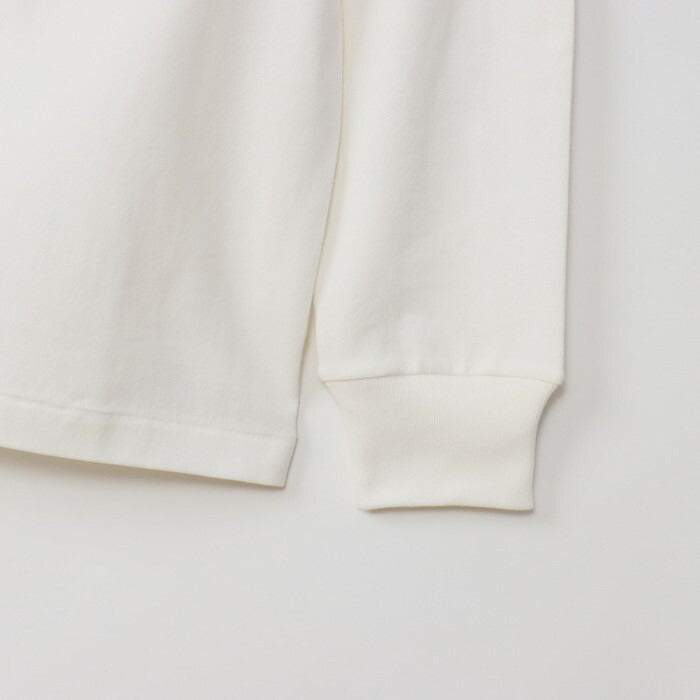 25FWヘインズHANESHM4-A2011PSHIROLONGT-SHIRTTシャツシロクルーネック長袖長そでシンプルオシャレ快適
