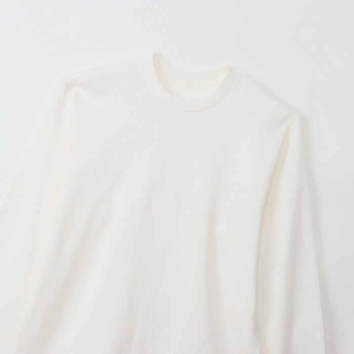 25FWヘインズHANESHM4-A2011PSHIROLONGT-SHIRTTシャツシロクルーネック長袖長そでシンプルオシャレ快適