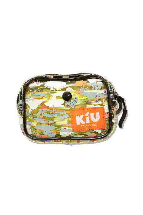 キウKiUポーチPVCPOUCHMediumK340鞄カバンかばんバックバッグ防水撥水おしゃれかわいいスポーツ観戦旅行ジムスパ温泉プール小物入れ収納透明無地シンプル派手夏外遊び海川マチビーチ化粧ポーチ
