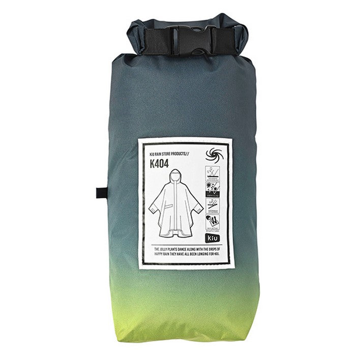 26yキウKIUK404STANDARDRAINPONCHO-2NDポンチョレインコートカッパ雨具観戦アウトドア撥水
