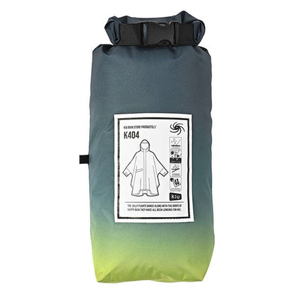 26yキウKIUK404STANDARDRAINPONCHO-2NDポンチョレインコートカッパ雨具観戦アウトドア撥水