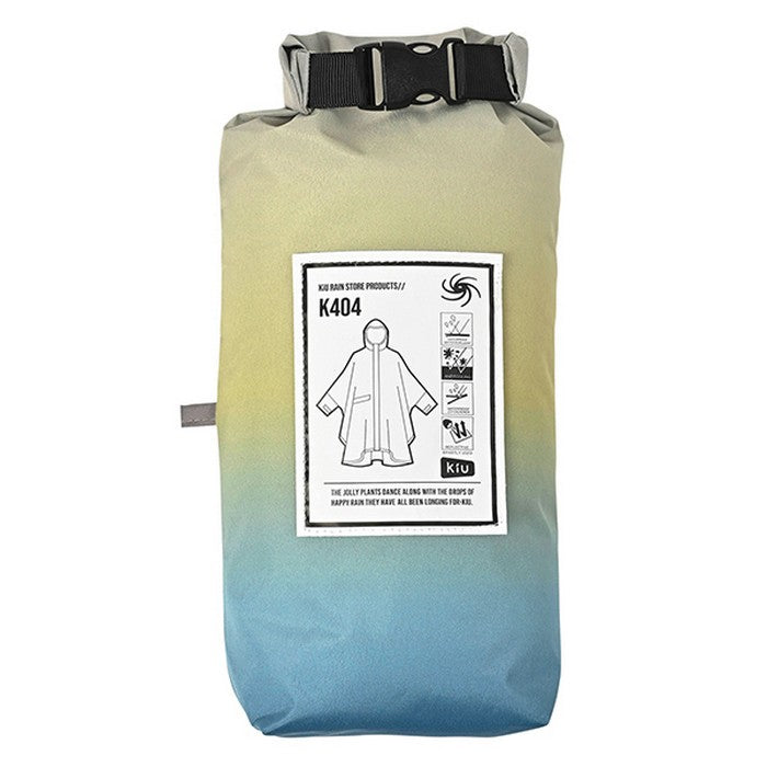 26yキウKIUK404STANDARDRAINPONCHO-2NDポンチョレインコートカッパ雨具観戦アウトドア撥水