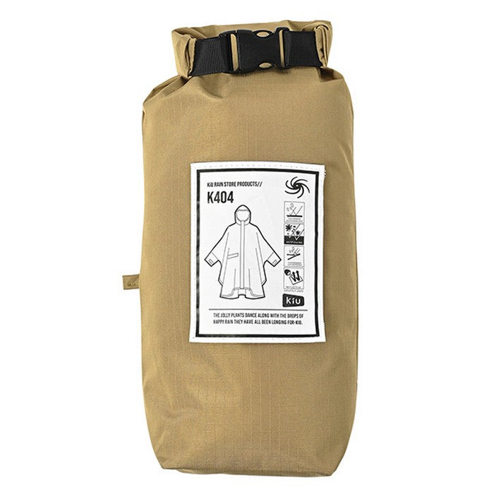 26yキウKIUK404STANDARDRAINPONCHO-2NDポンチョレインコートカッパ雨具観戦アウトドア撥水