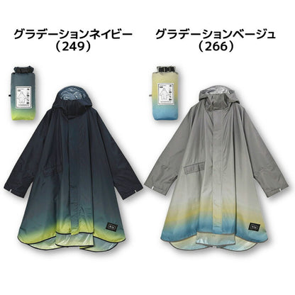 26yキウKIUK404STANDARDRAINPONCHO-2NDポンチョレインコートカッパ雨具観戦アウトドア撥水