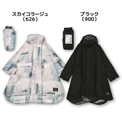 26yキウKIUK404STANDARDRAINPONCHO-2NDポンチョレインコートカッパ雨具観戦アウトドア撥水