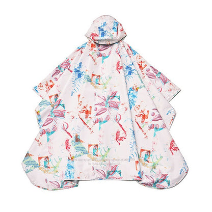 26yキウKIUK405RAINPONCHO-2NDポンチョレインコートカッパ雨具観戦アウトドア撥水