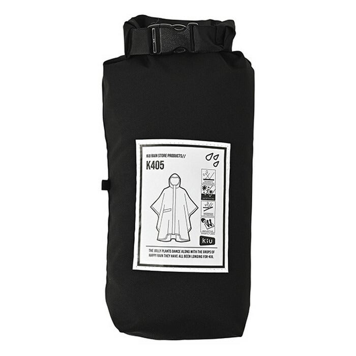 26yキウKIUK405RAINPONCHO-2NDポンチョレインコートカッパ雨具観戦アウトドア撥水