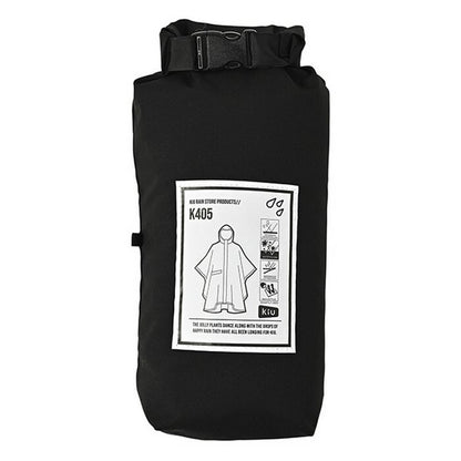 26yキウKIUK405RAINPONCHO-2NDポンチョレインコートカッパ雨具観戦アウトドア撥水