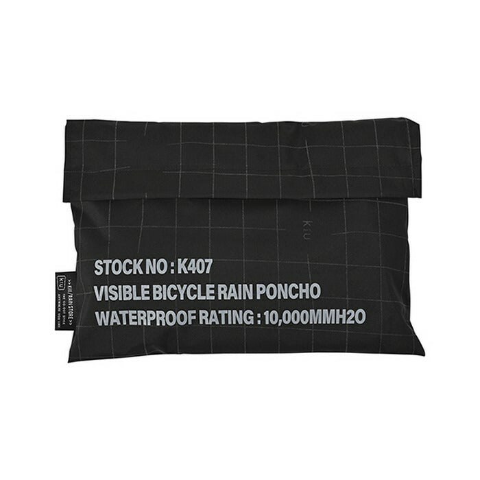 26yKIUｷｳK407VISIBLEBICYCLERAINPONCHOレインポンチョポンチョ雨具撥水アウトドアオシャレおしゃれ観戦撥水カッパ