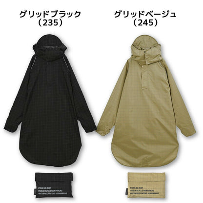 26yKIUｷｳK407VISIBLEBICYCLERAINPONCHOレインポンチョポンチョ雨具撥水アウトドアオシャレおしゃれ観戦撥水カッパ