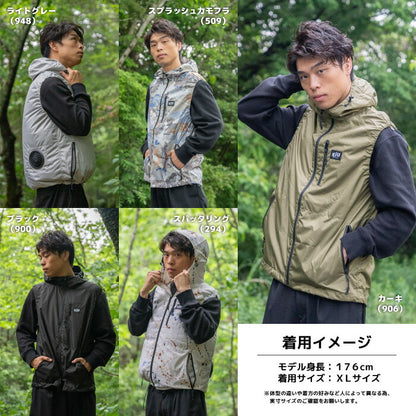 【ウェアのみ/楽天1位/再入荷】キウKiU空調服AIR-CONDITIONEDVESTベスト袖なしキャンプフェスアウトドア熱中症対策紫外線対策UVカットUV対策猛暑撥水防水レジャーおしゃれ可愛いかわいい屋外作業日焼け止め冷却服作業着現場工事夏ユニセックス