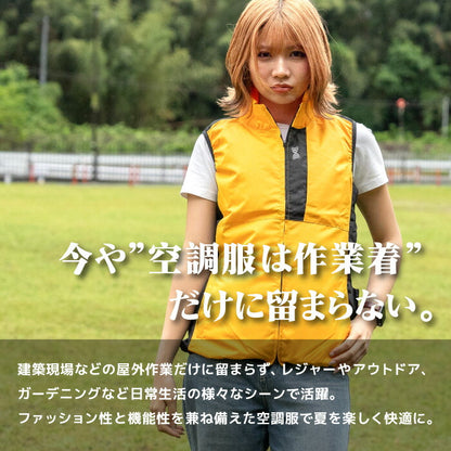 【ウェアのみ】25ssカブシキガイシャクウチョウフク株式会社空調服KU92150空調服ベスト(フード付)空調服ベストフード付ウェアベストアウトドア農作業冷却吸水撥水夏服軽量作業服作業着空調