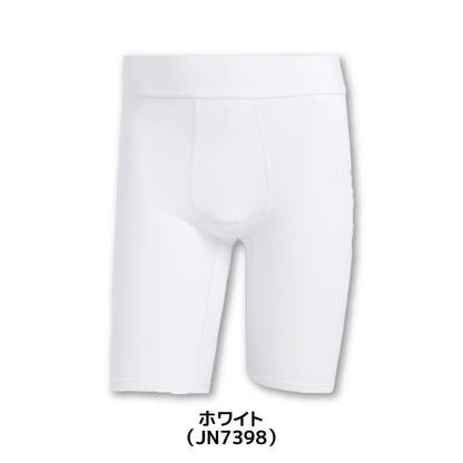 25q1アディダスADIDASKQZ5553_ハーフタイツサッカーレギンスショートレギンスショート丈タイツ快適フィットAEROREADYドライタイトフィット伸縮性のあるウエスト