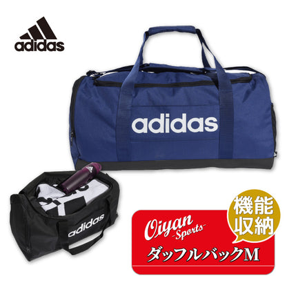 26ss アディダス ADIDAS KWQ26 リニア ダッフルバッグ M ショルダー付き 2WAY ボストンバッグ