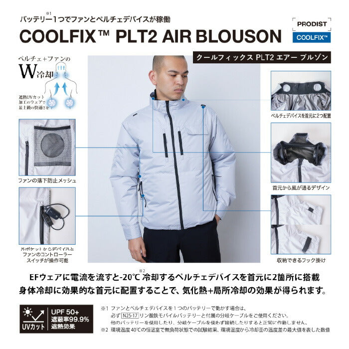 【セット商品】25ssショウワショウカイ昭和商会N25-04COOLFIXPLT2エアー長袖ブルゾンペルチェ冷却夏服作業服作業着空調空調ウェアファン