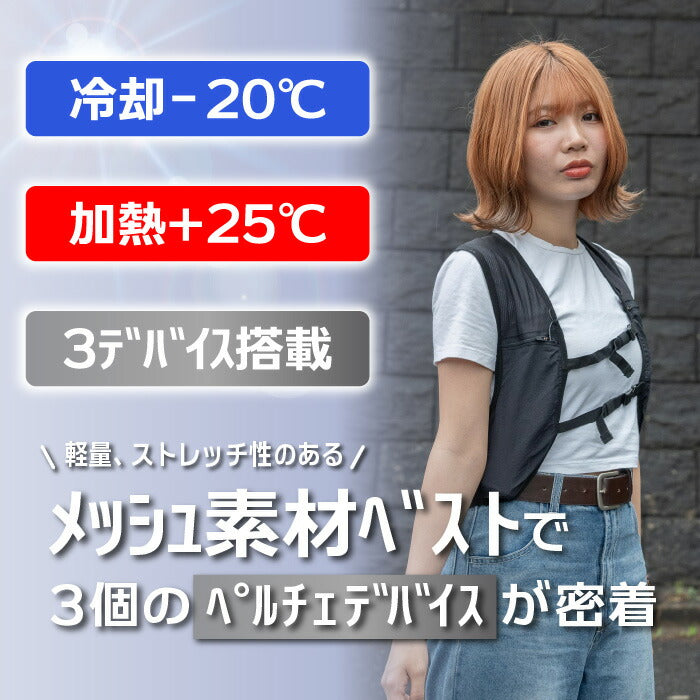 【セット商品】25ssショウワショウカイ昭和商会N25-18THERMAFIXPLT3アクティブベストバッテリーセットペルチェ冷却夏服作業服作業着空調