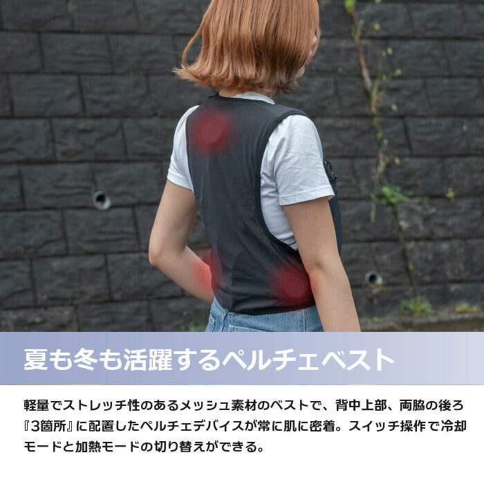 【セット商品】25ssショウワショウカイ昭和商会N25-18THERMAFIXPLT3アクティブベストバッテリーセットペルチェ冷却夏服作業服作業着空調