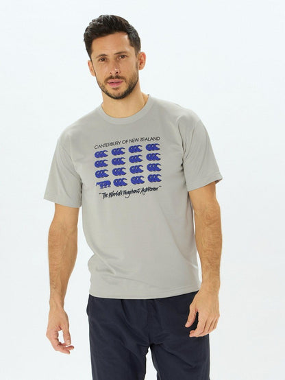 25ssカンタベリーCANTERBURYRA325143フレックスクールコントロールTシャツラグビーシャツTシャツ半袖半そでティーシャツメンズユニセックス練習着部活クラブチームお揃いトレーニングジム練習遠征合宿カジュアルタウンユース普段着白紺グレー