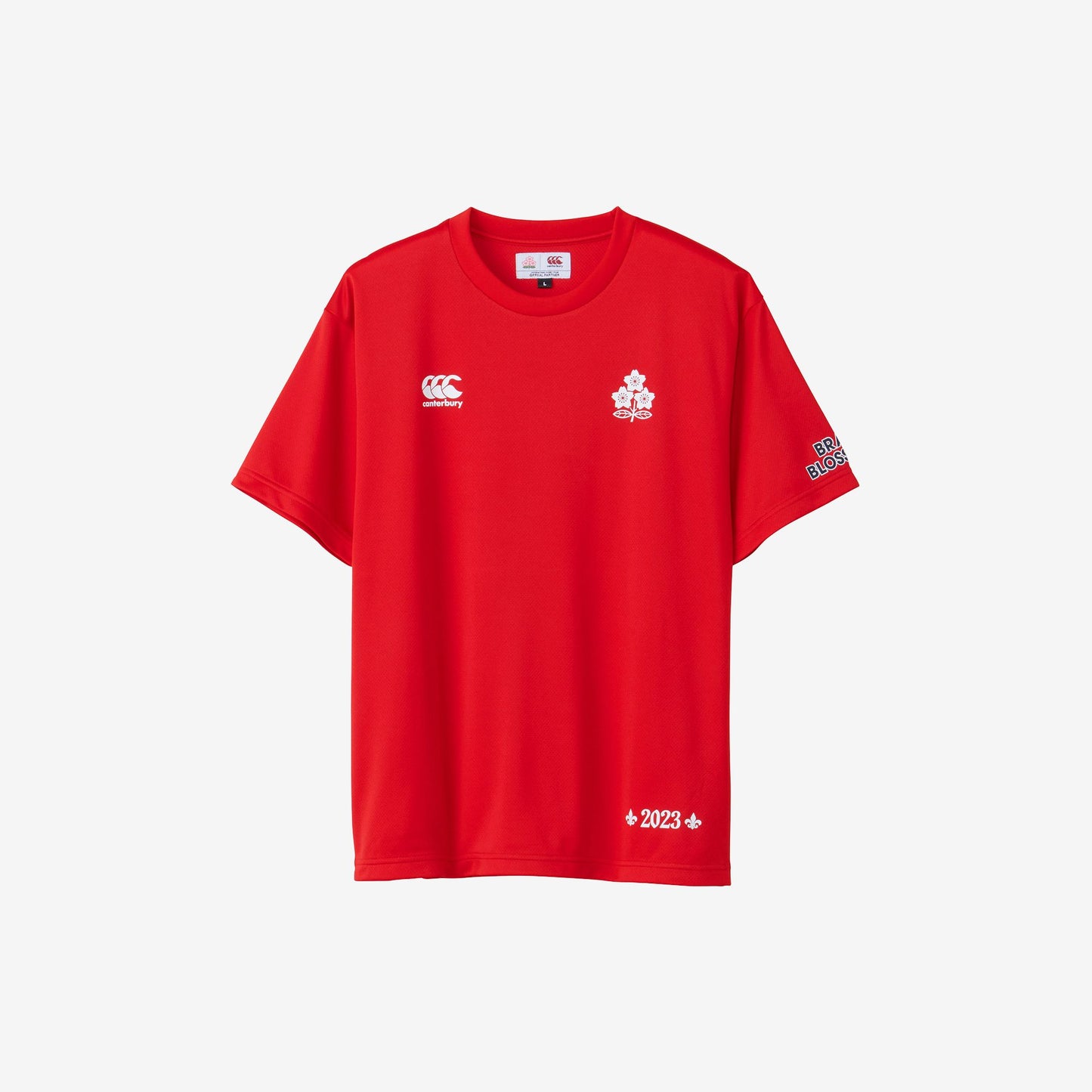 カンタベリーCANTERBURYRA33779JAPANS/SSPECTATORTEEレッド(65)グッズラグビー日本代表公式2023フランス応援記念赤白桜ブレイブブロッサムブレイブブロッサムズブレイブジャパン半袖半そでTシャツティーシャツ