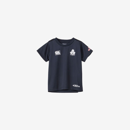 カンタベリーCANTERBURYRAJ33793JAPANS/SKIDSSPECTATORTEEキッズネイビー(29)半袖半そでTシャツティーシャツグッズラグビー日本代表公式2023フランス応援記念ファンブレイブブロッサムズ子供子どもキッズジュニア