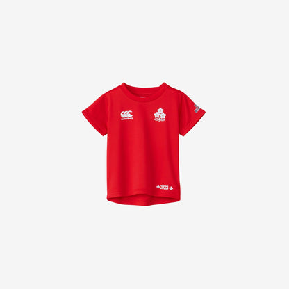 カンタベリーCANTERBURYRAJ33793JAPANS/SKIDSSPECTATORTEEキッズレッド(65)半袖半そでTシャツティーシャツグッズラグビー日本代表公式2023フランス応援記念ファンブレイブブロッサムズ子供子どもキッズジュニア