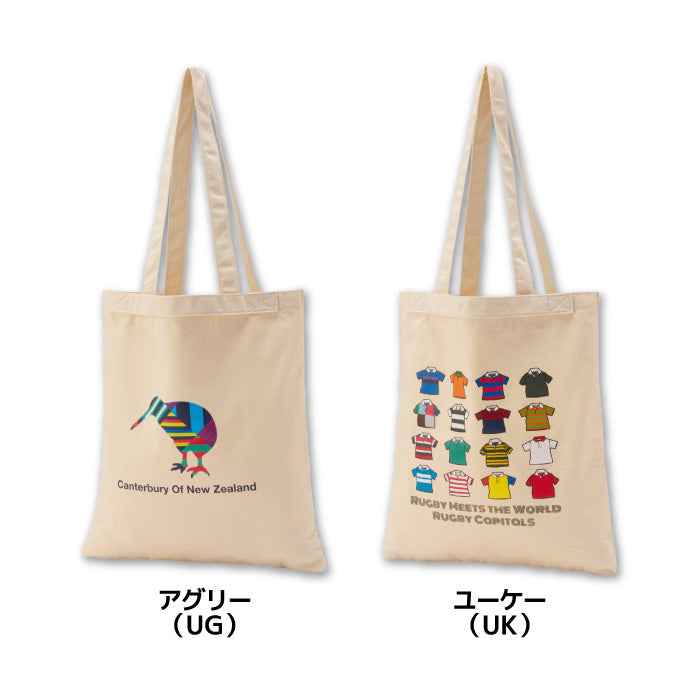26fw カンタベリー CANTERBURY RAUB2659 LOGO CNVS TOTE BAG ロゴ キャンバストートバッグ コットン