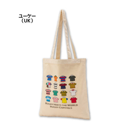26fw カンタベリー CANTERBURY RAUB2659 LOGO CNVS TOTE BAG ロゴ キャンバストートバッグ コットン