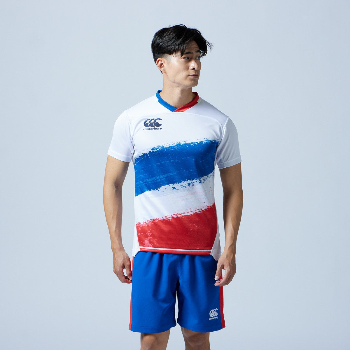 カンタベリーCANTERBURYRG33202BPRACTICEJERSEYホワイト(10)ラグビーラグビージャージゲームジャージTシャツ耐久性ストレッチ防菌防臭汗ニオイ高機能練習着ティーシャツ半袖半そでプラシャツビッグ大きいサイズ