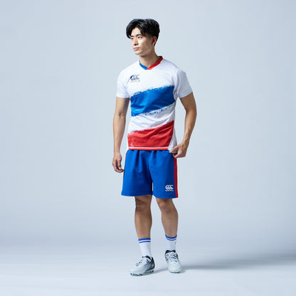 カンタベリーCANTERBURYRG33202BPRACTICEJERSEYホワイト(10)ラグビーラグビージャージゲームジャージTシャツ耐久性ストレッチ防菌防臭汗ニオイ高機能練習着ティーシャツ半袖半そでプラシャツビッグ大きいサイズ