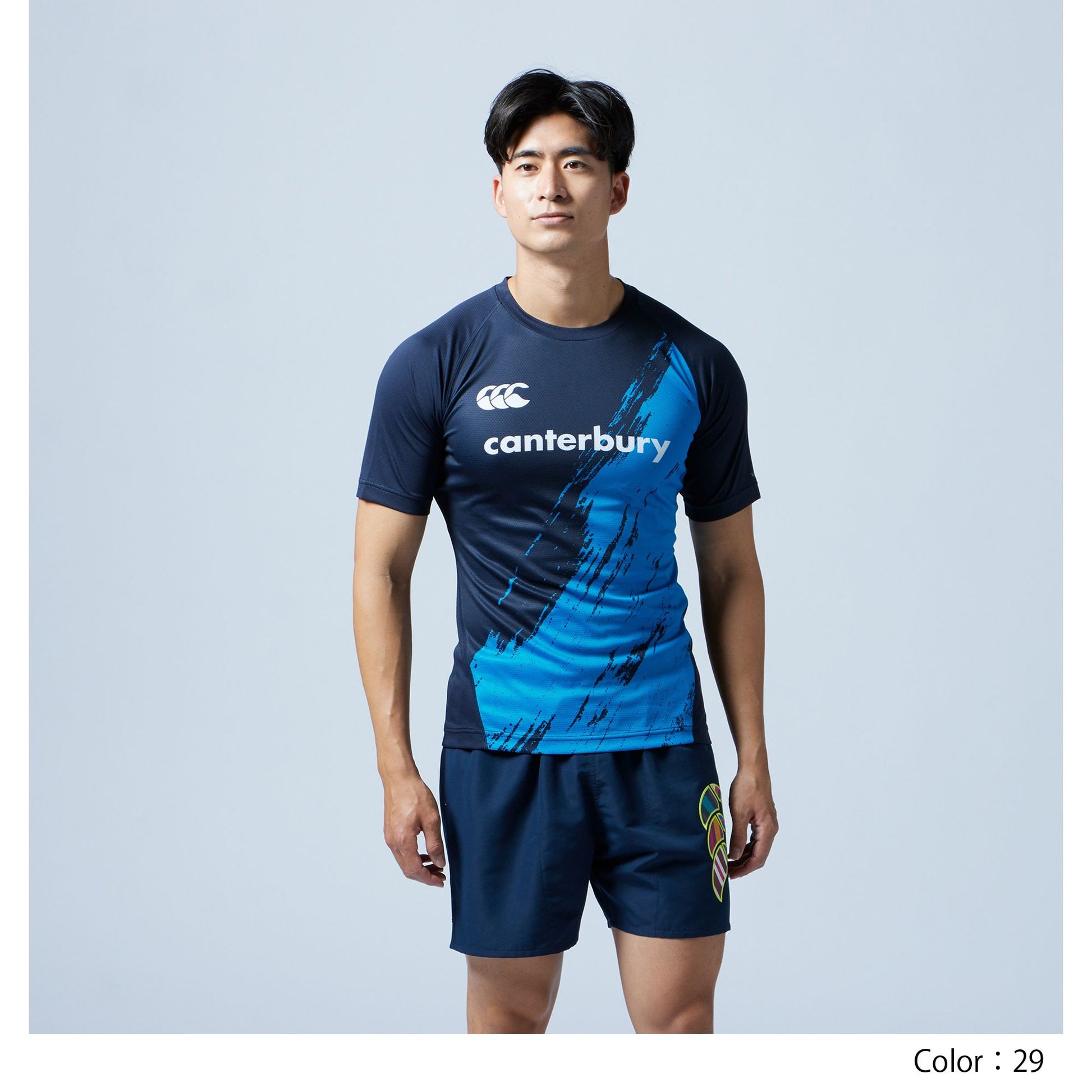 カンタベリーCANTERBURYRG33205BTRAININGTEE(SEMI-FIT)ホワイト(10)ラグビーラグビージャージラガーシャツTシャツ吸汗速乾軽量ドライ再帰反射夜間フィットトレーニングビッグ大きいサイズ部活クラブ練習軽い半袖