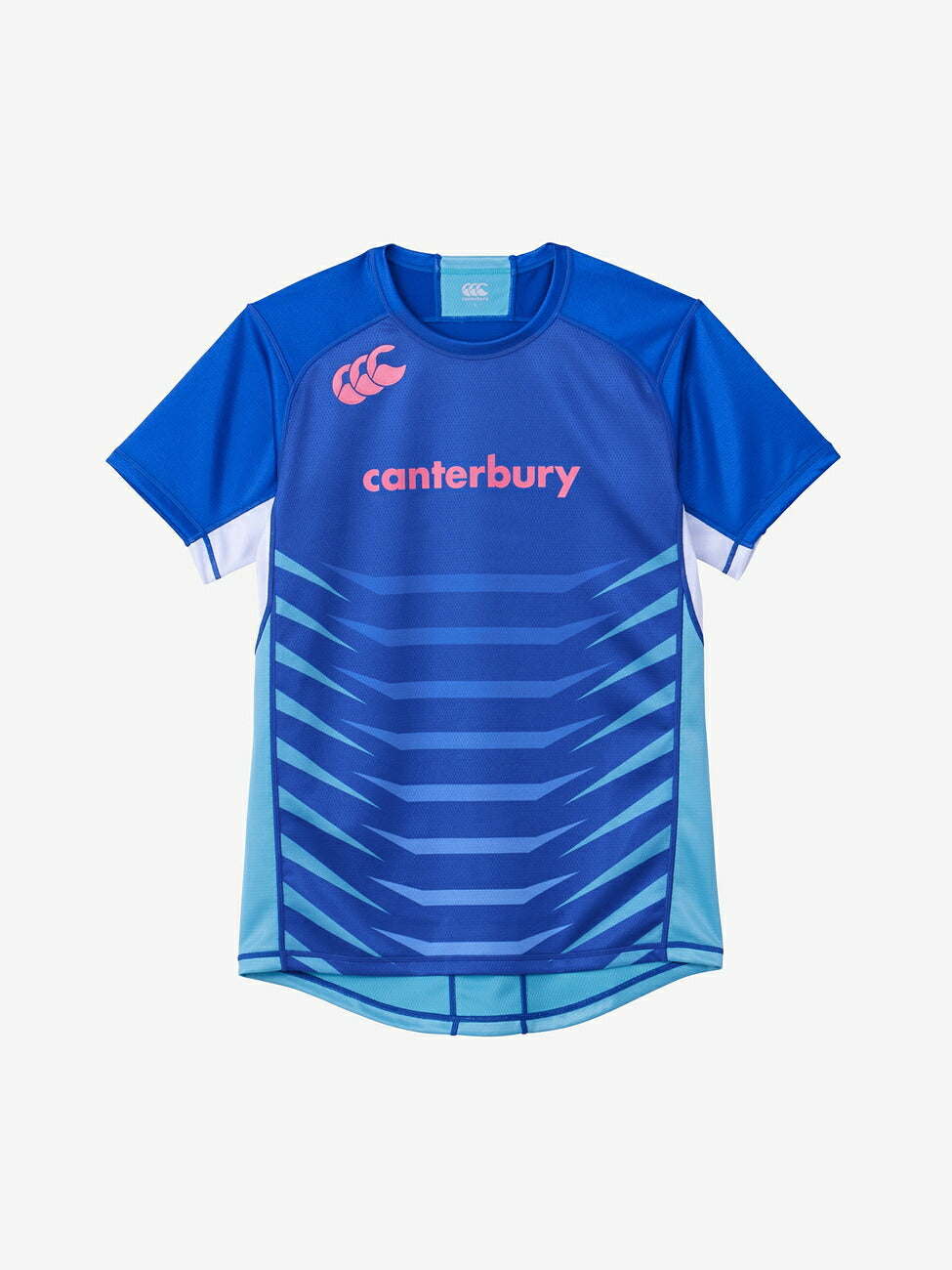 カンタベリーCANTERBURYRG33713PRACTICEJERSEYブルー(25)ラグビーラグビージャージゲームジャージラガーシャツTシャツ耐久性ストレッチ防菌防臭汗ニオイ高機能練習着ティーシャツ半袖半そでトレーニングプラシャツ