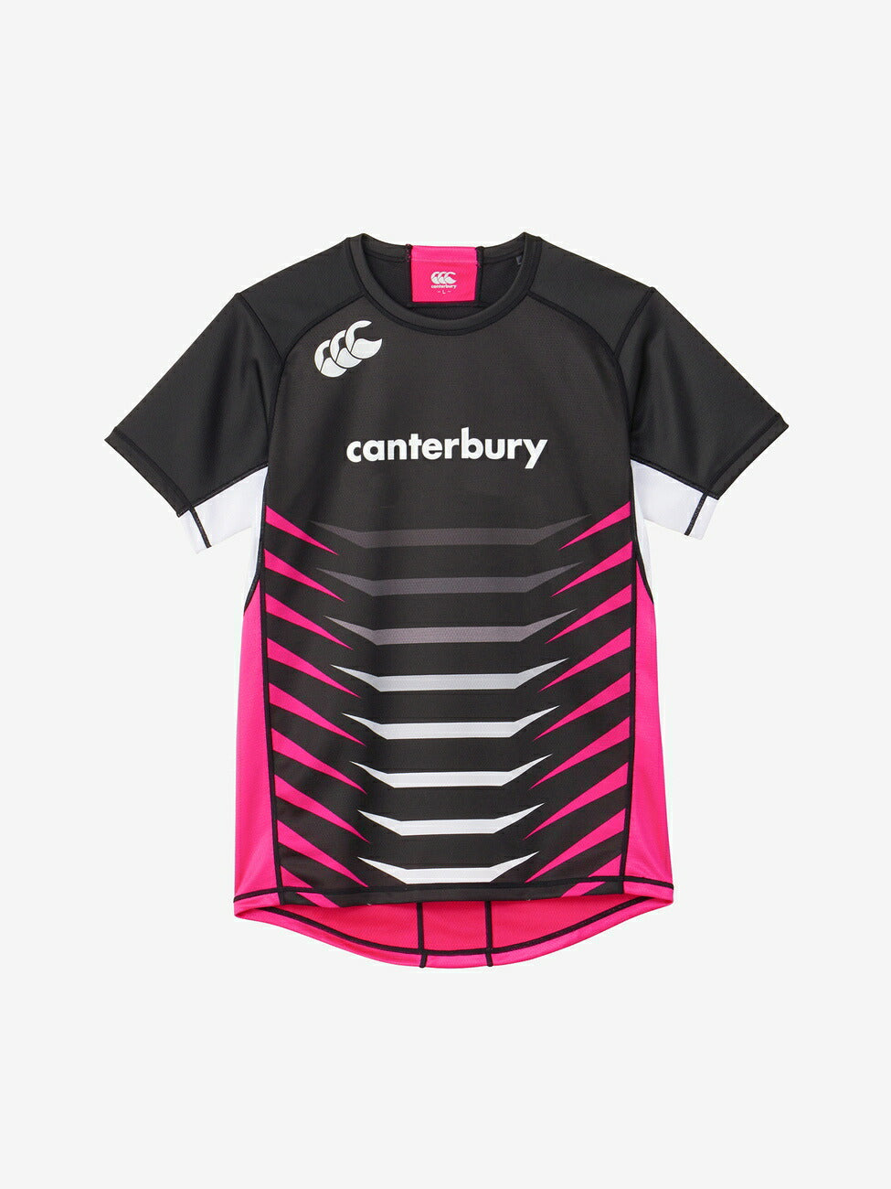 カンタベリーCANTERBURYRG33713BPRACTICEJERSEYブラック(19)ラグビーラグビージャージゲームジャージTシャツ耐久性ストレッチ防菌防臭汗ニオイ高機能練習着ティーシャツ半袖半そでトレーニングビッグ大きいサイズ
