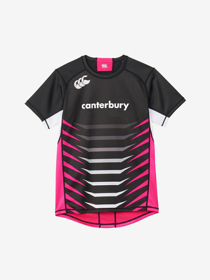 カンタベリーCANTERBURYRG33713BPRACTICEJERSEYブラック(19)ラグビーラグビージャージゲームジャージTシャツ耐久性ストレッチ防菌防臭汗ニオイ高機能練習着ティーシャツ半袖半そでトレーニングビッグ大きいサイズ