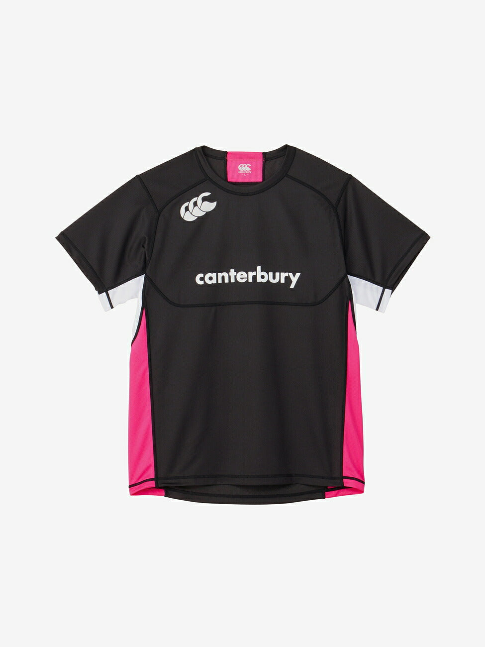 カンタベリーCANTERBURYRG33714PRACTICETEEブラック(19)ラグビージャージラグビージャージTシャツ半袖半そでシャツメンズ遮熱抗菌防臭ドライ汗ニオイべたつき軽減練習着合宿部活クラブプラシャツティーシャツ