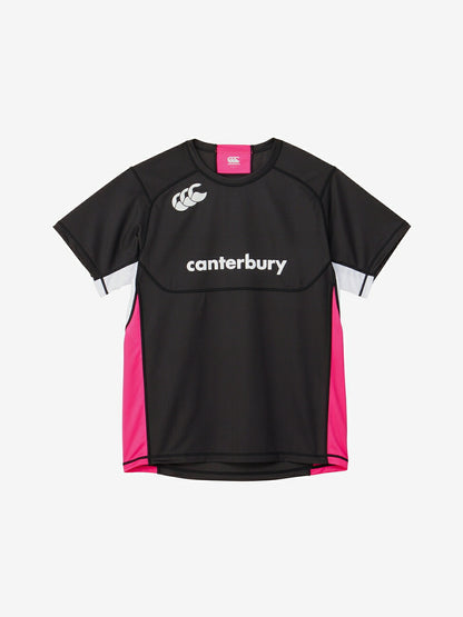 カンタベリーCANTERBURYRG33714PRACTICETEEブラック(19)ラグビージャージラグビージャージTシャツ半袖半そでシャツメンズ遮熱抗菌防臭ドライ汗ニオイべたつき軽減練習着合宿部活クラブプラシャツティーシャツ