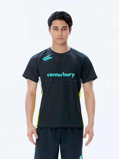 カンタベリーCANTERBURYRG33714PRACTICETEEロイヤルブルー(25)ラグビージャージラグビージャージTシャツ半袖シャツメンズ遮熱抗菌防臭ドライ汗ニオイべたつき軽減練習着合宿部活クラブプラシャツティーシャツ