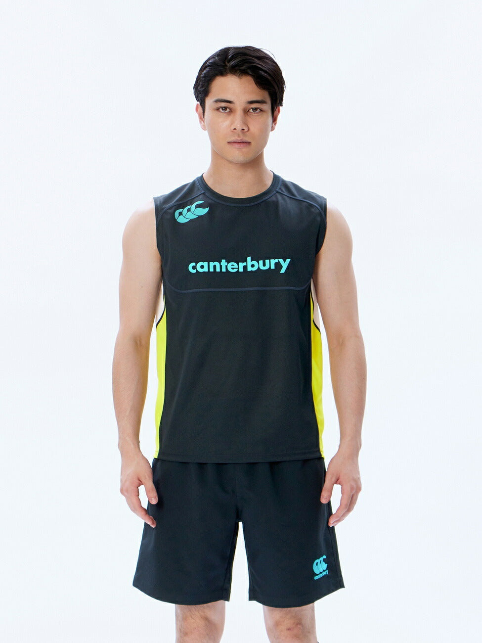 カンタベリーCANTERBURYRG33715BPRACTICESLEEVELESブルー(25)ジャージラガーシャツノースリーブタンクトップ袖なしメンズ遮熱抗菌防臭ドライ汗ニオイべたつき軽減練習着合宿部活クラブビッグ大きいサイズプラシャツ
