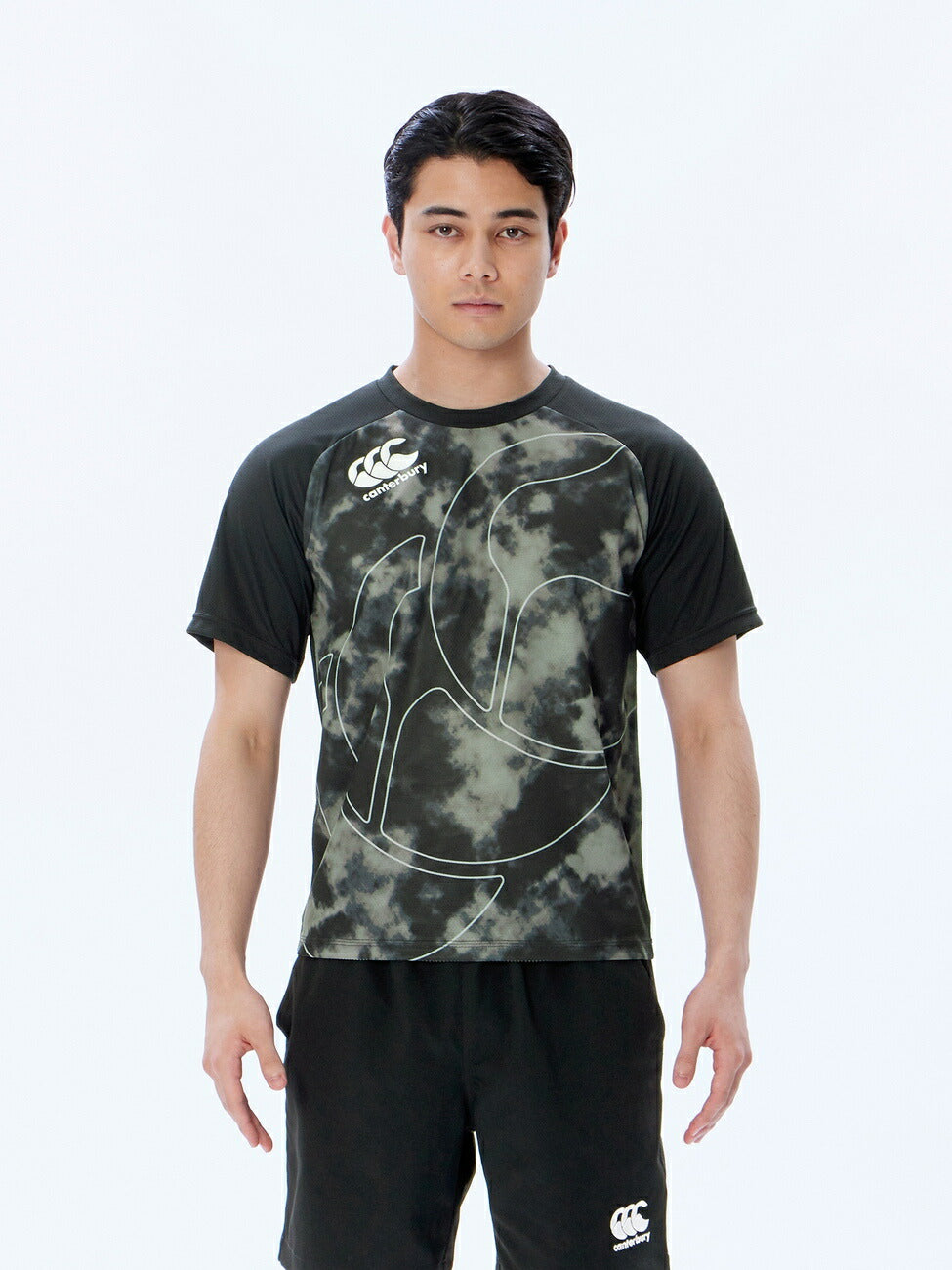 カンタベリーCANTERBURYRG33718TRAININGTEEレッド(65)ラグビージャージラガーシャツTシャツ吸汗速乾汗軽量再帰反射夜間練習着強いウェア部活クラブかっこいいティーシャツ半袖半そで軽いドライ反射トレーニング