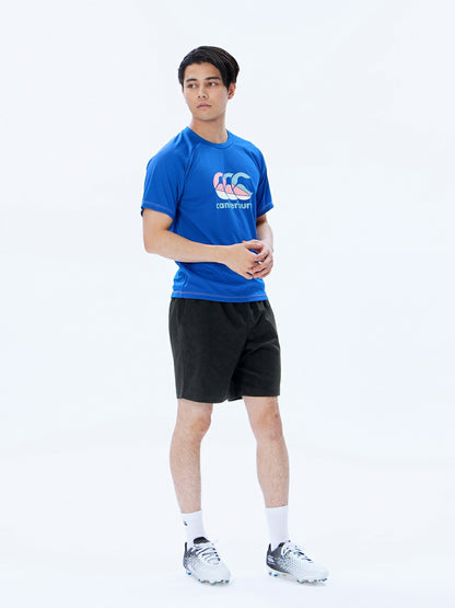 カンタベリーCANTERBURYRG33719BTRAININGTEEロイヤルブルー(25)ラグビージャージラガーシャツTシャツ吸汗速乾軽量再帰反射夜間ビッグ大きいサイズ練習着部活クラブティーシャツ半袖半そで軽いドライトレーニング