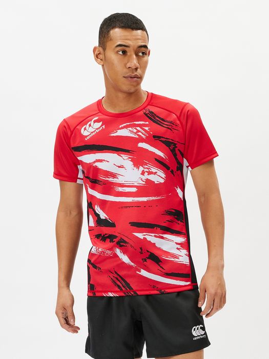 24ssカンタベリーCANTERBURYRG34001PRACTICEJERSEYトップスシャツTシャツティーシャツプラシャツプラクティスシャツラグビートレーニング練習練習着抗菌防臭伸縮性ストレッチ性耐久性クラブ部活サークル半袖半そで