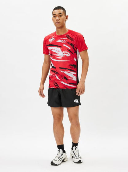 24ssカンタベリーCANTERBURYRG34001PRACTICEJERSEYトップスシャツTシャツティーシャツプラシャツプラクティスシャツラグビートレーニング練習練習着抗菌防臭伸縮性ストレッチ性耐久性クラブ部活サークル半袖半そで