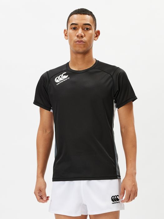 24ssカンタベリーCANTERBURYRG34002BPRACTICETEEラグビートレーニング練習練習着シャツTシャツティーシャツプラシャツプラクティスシャツ遮熱暑さ対策ベタつき軽減抗菌防臭クラブ部活サークル半袖半そで