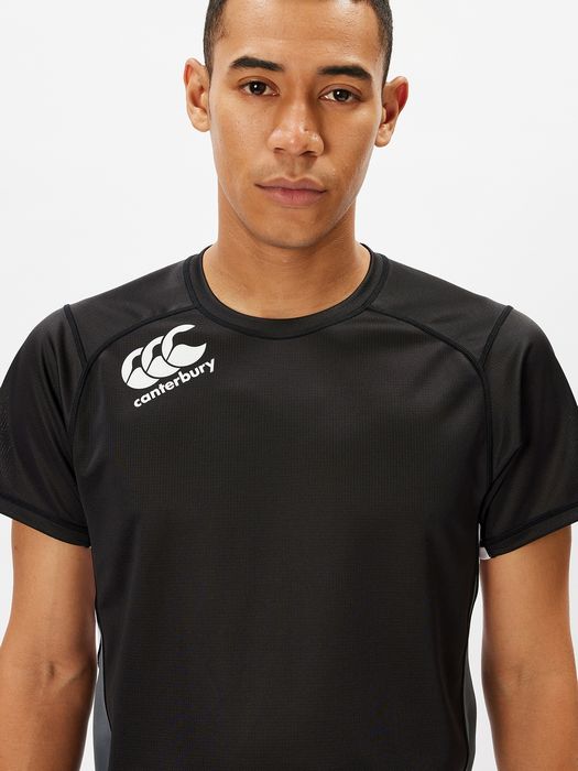 24ssカンタベリーCANTERBURYRG34002PRACTICETEEラグビートレーニング練習練習着シャツTシャツティーシャツプラシャツプラクティスシャツ遮熱暑さ対策ベタつき軽減抗菌防臭クラブ部活サークル半袖半そで