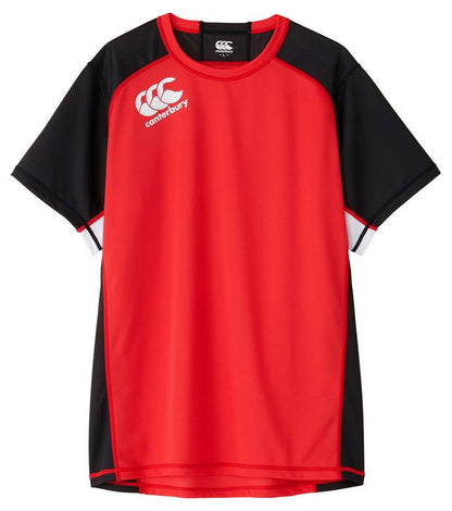 24ssカンタベリーCANTERBURYRG34002PRACTICETEEラグビートレーニング練習練習着シャツTシャツティーシャツプラシャツプラクティスシャツ遮熱暑さ対策ベタつき軽減抗菌防臭クラブ部活サークル半袖半そで