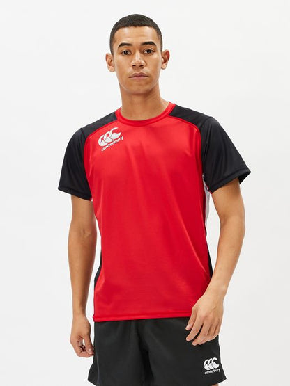 24ssカンタベリーCANTERBURYRG34002BPRACTICETEEラグビートレーニング練習練習着シャツTシャツティーシャツプラシャツプラクティスシャツ遮熱暑さ対策ベタつき軽減抗菌防臭クラブ部活サークル半袖半そで