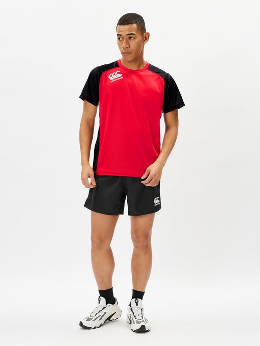 24ssカンタベリーCANTERBURYRG34002BPRACTICETEEラグビートレーニング練習練習着シャツTシャツティーシャツプラシャツプラクティスシャツ遮熱暑さ対策ベタつき軽減抗菌防臭クラブ部活サークル半袖半そで